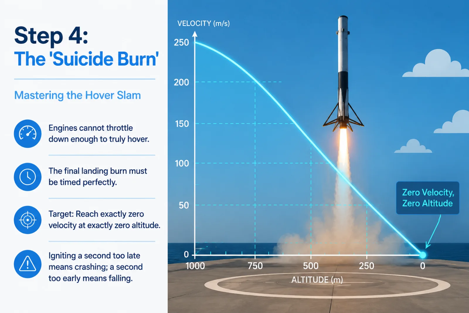 How Rockets Land Themselves