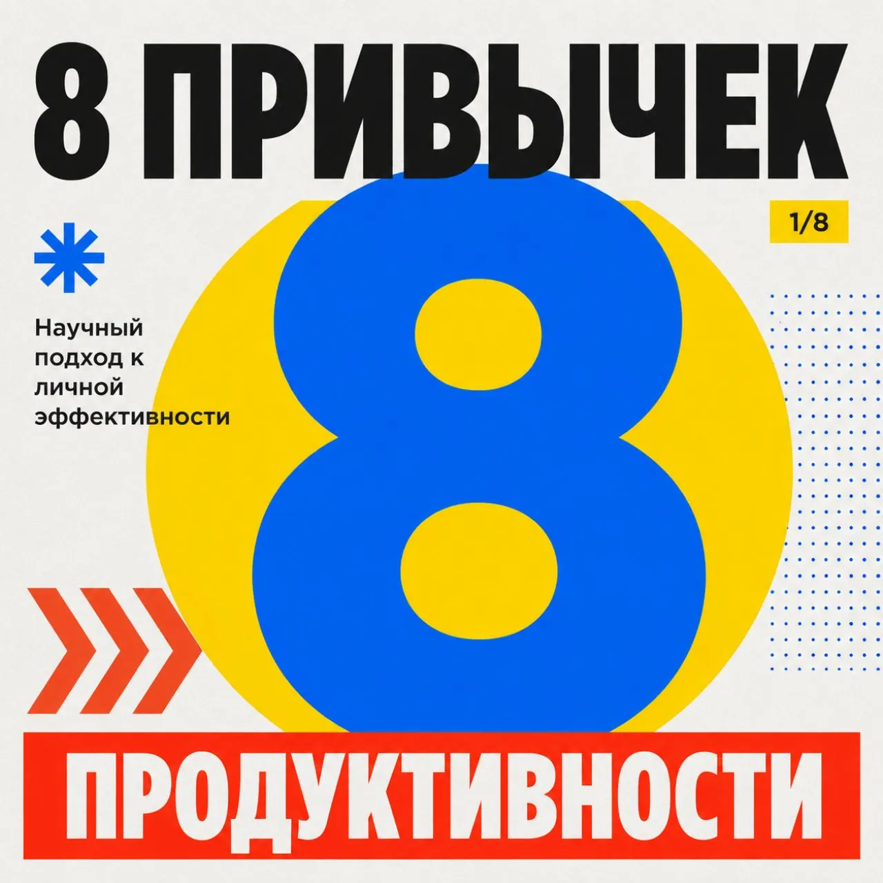 8 привычек продуктивности
